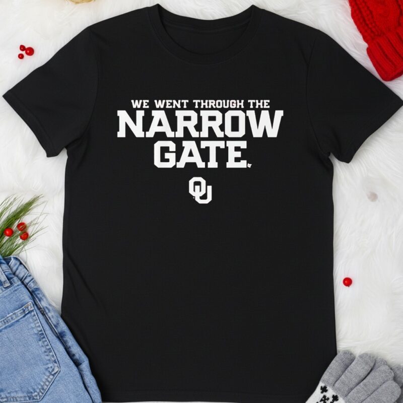 Oklahoma Football The Narrow Gate logo_T-shirt