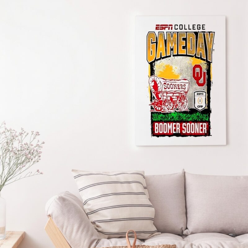 Oklahoma Sooners Boomer Sooner Football Playoff Gameday mascot_Canvas