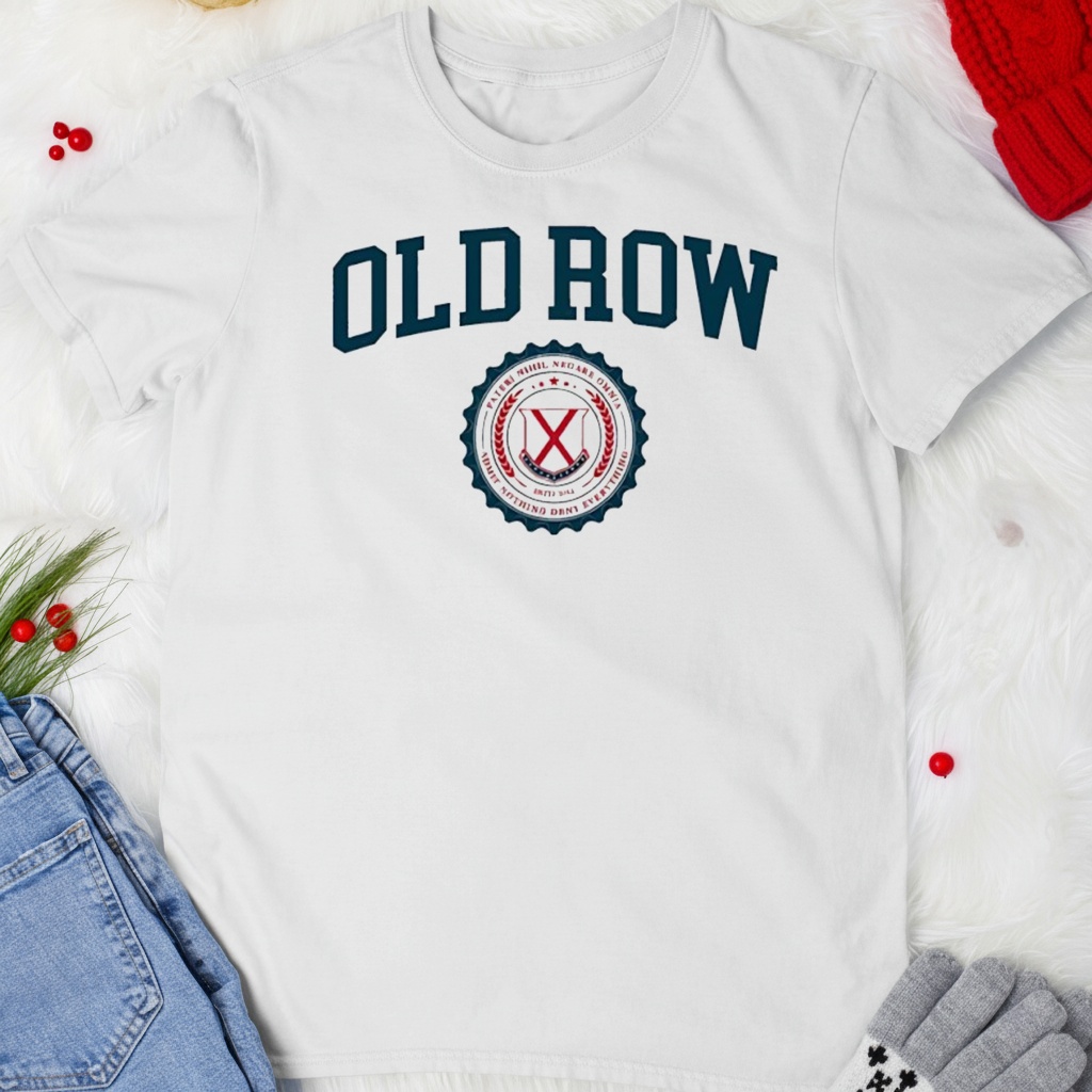 Old Row Collegiate Crest 2.0 logo shirt