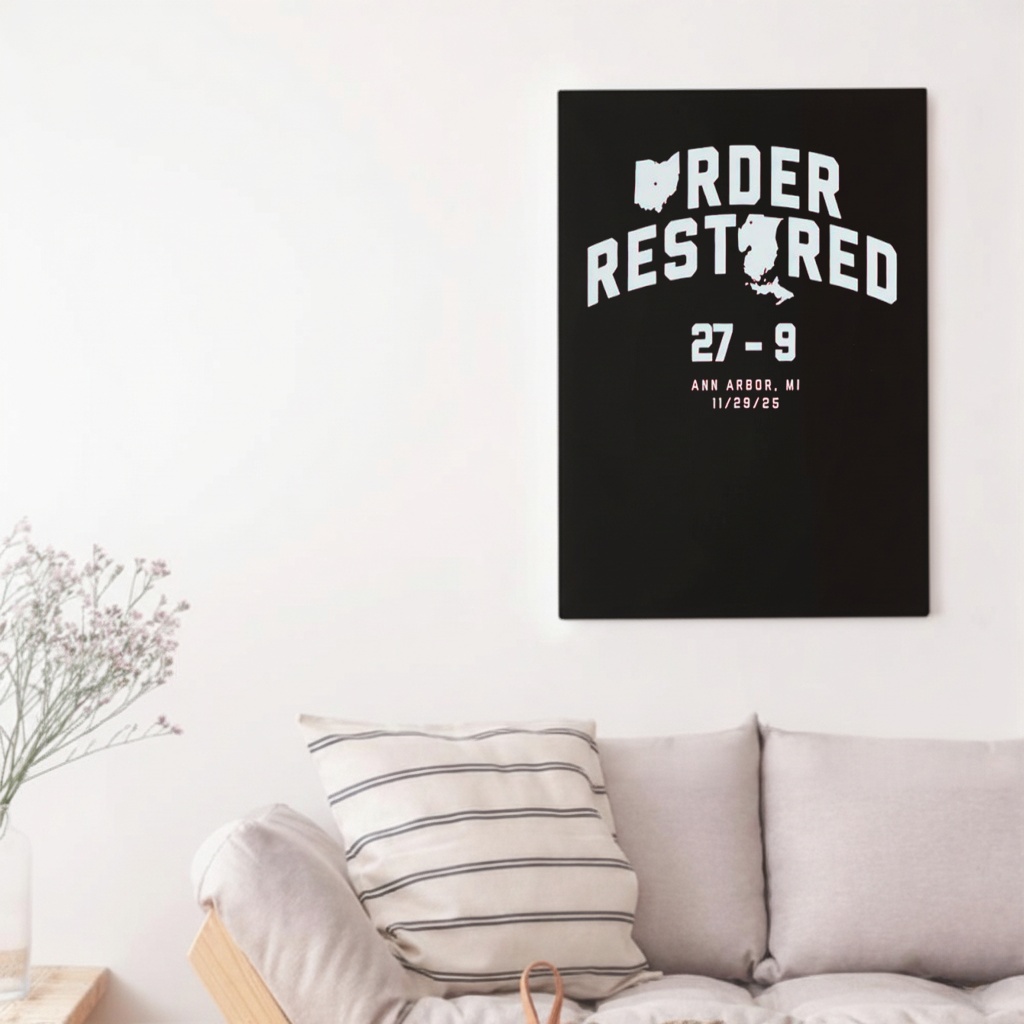 Order Restored event 27 9 score Ann Arbor MI Nov 29th 2025 shirt