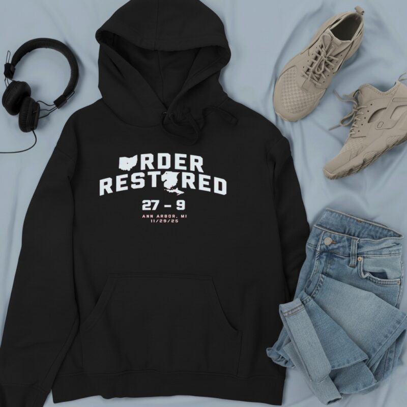 Order Restored event 27 9 score Ann Arbor MI Nov 29th 2025_Hoodie