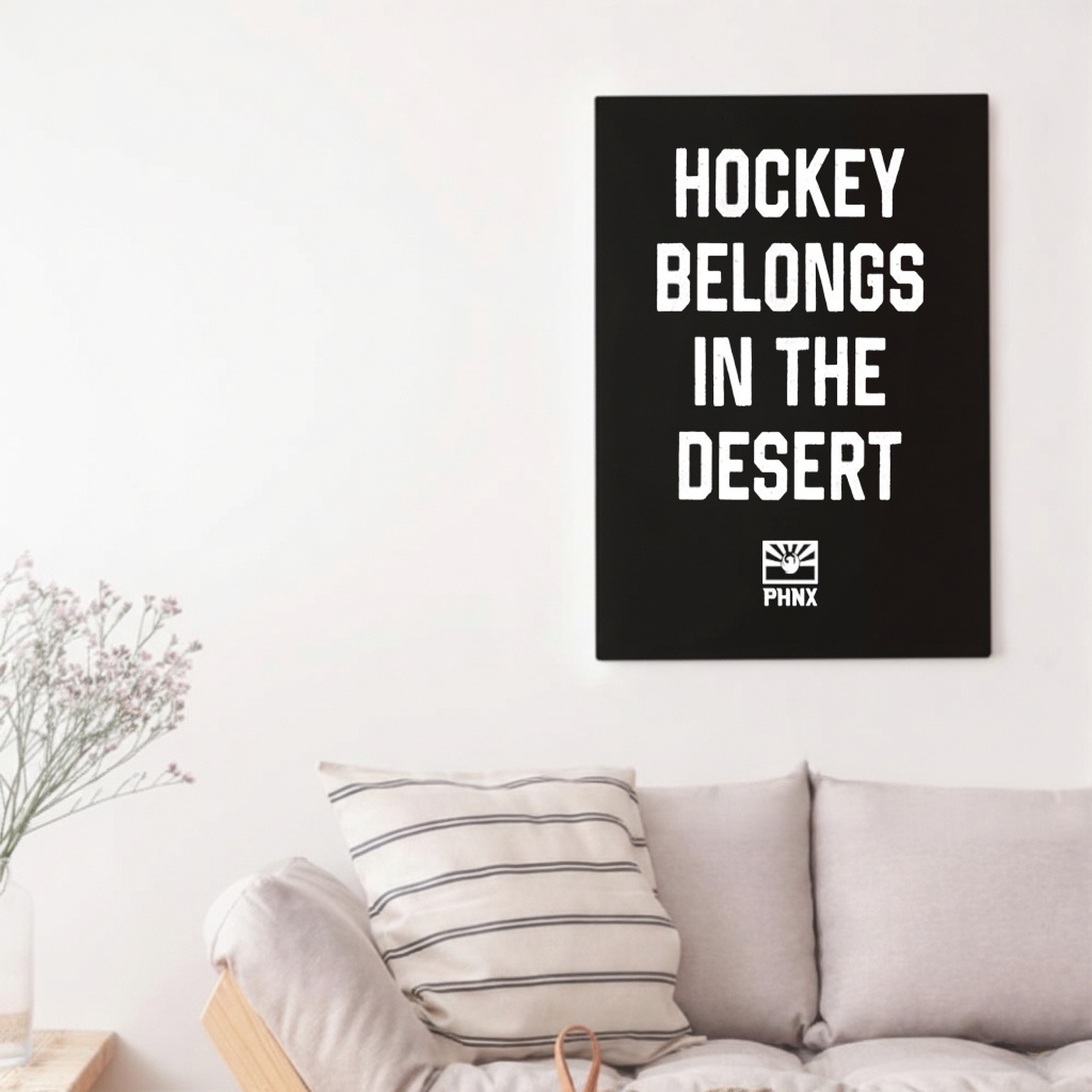 PHNX Hockey Belongs In The Desert shirt