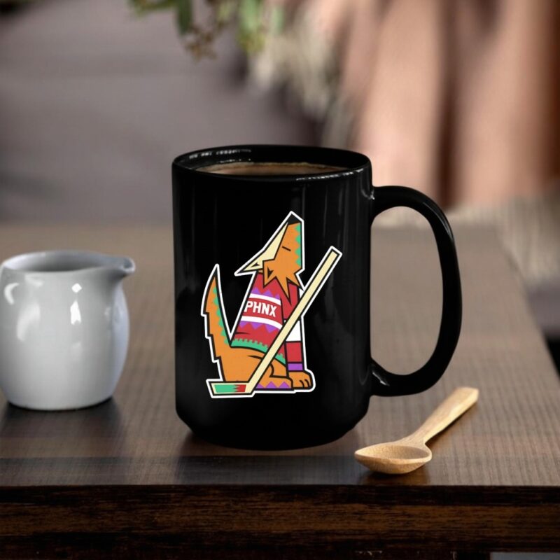 PHNX Howling Coyote Dog_Mug