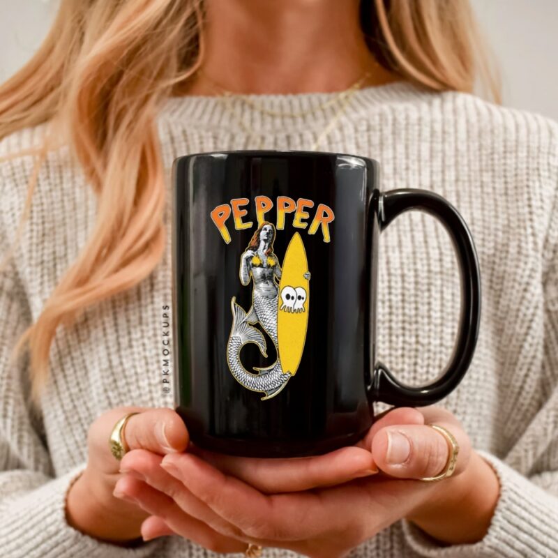 Pepper Kullconut Mermaid_Ceramic Mug