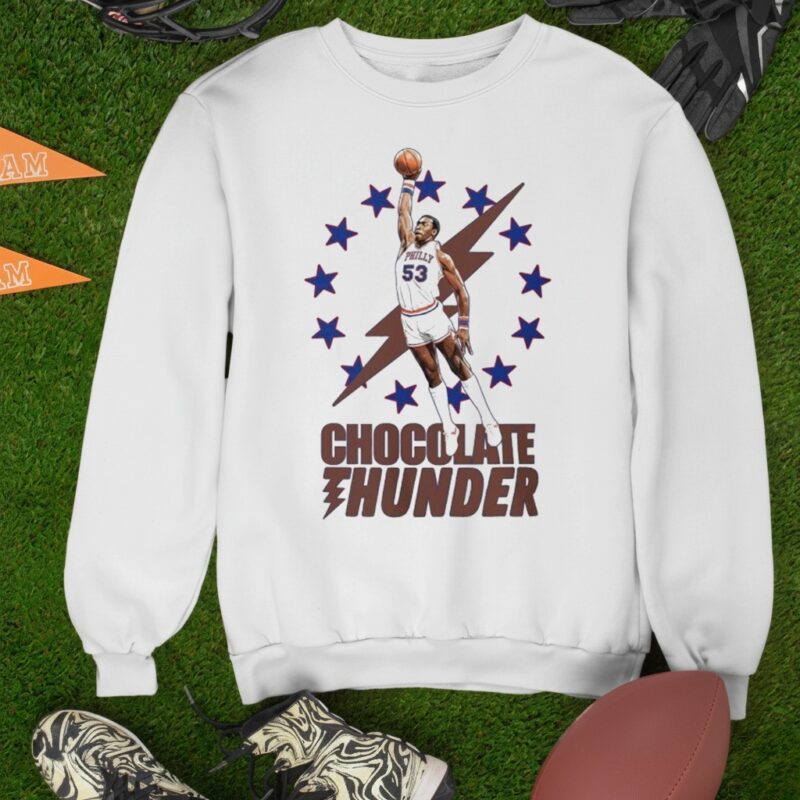 Philadelphia 76ers Philly Chocolate Thunder_Sweatshirt
