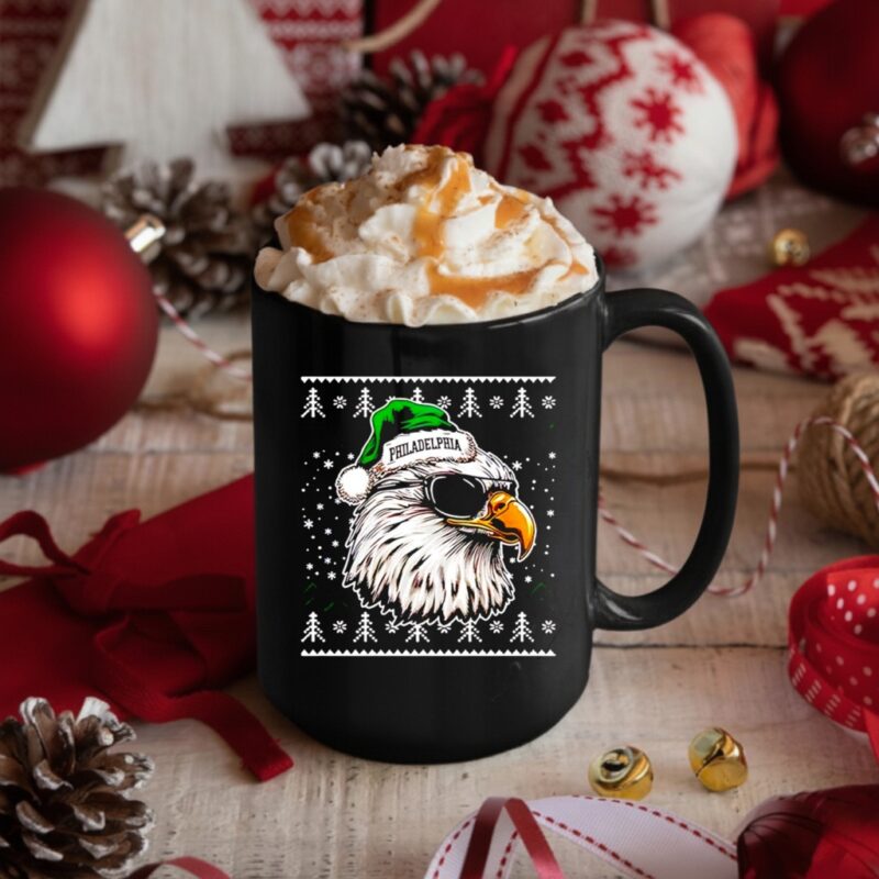 Philadelphia Eagles football mascot ugly Christmas_Mug