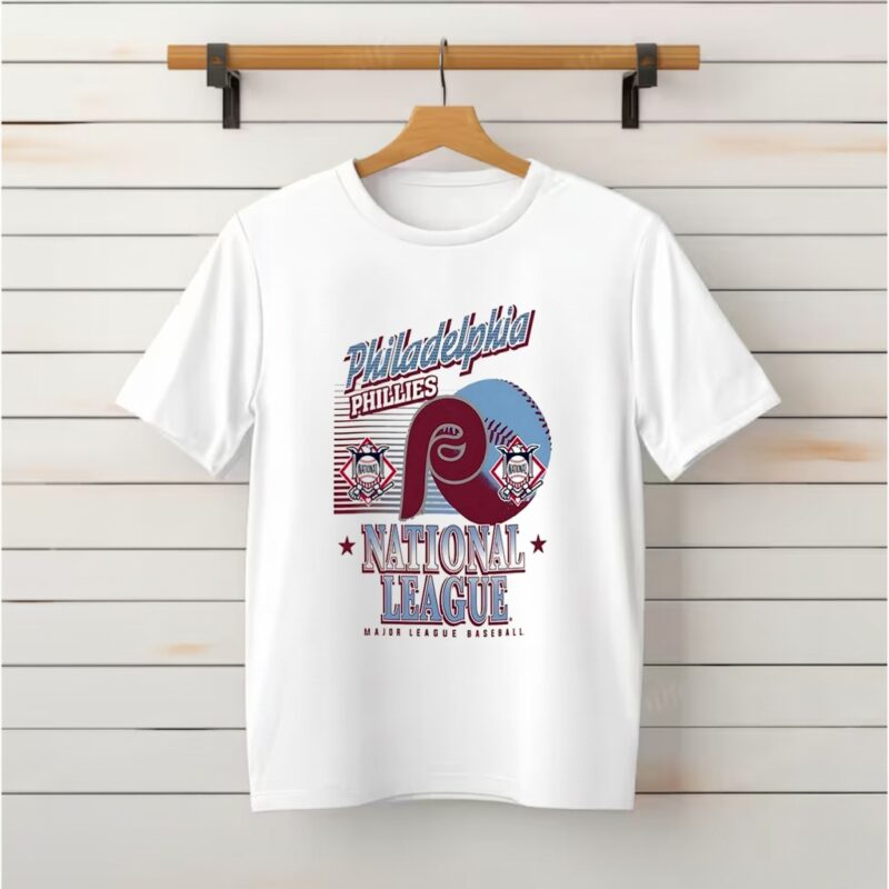 Philadelphia Phillies MLB American national league logo ball retro_Classic T-Shirt