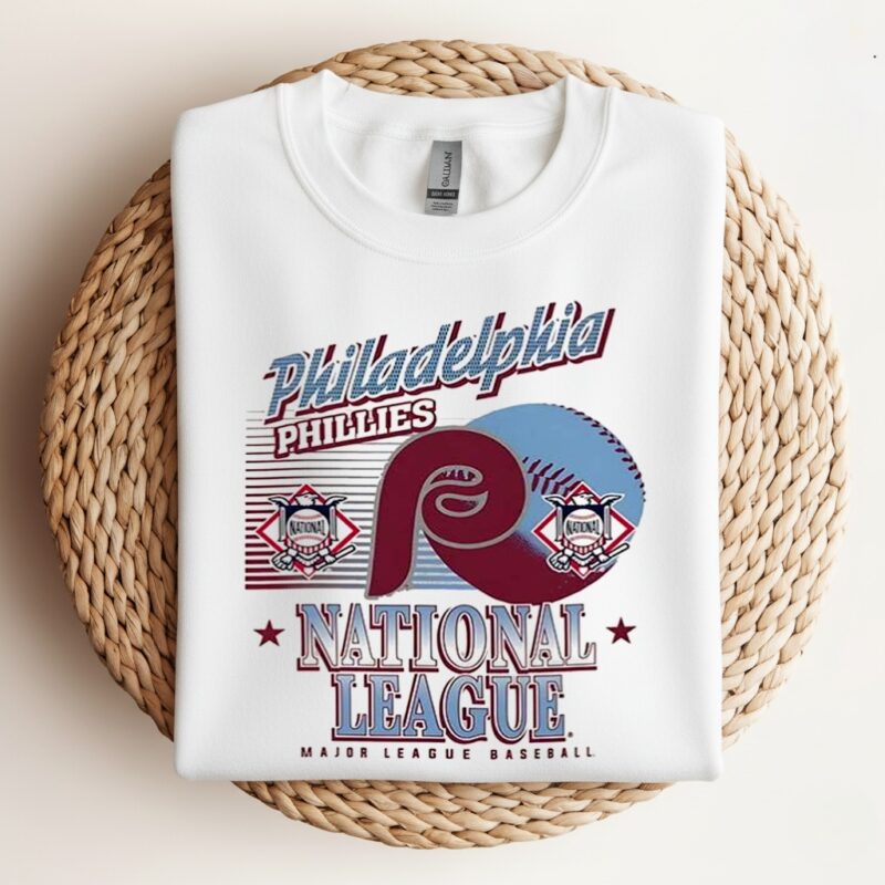Philadelphia Phillies MLB American national league logo ball retro_Crewneck Sweatshirt
