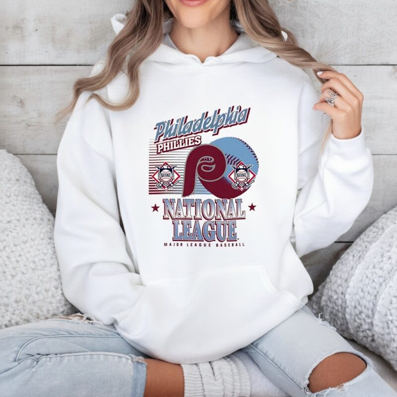 Philadelphia Phillies MLB American national league logo ball retro_Hoodie