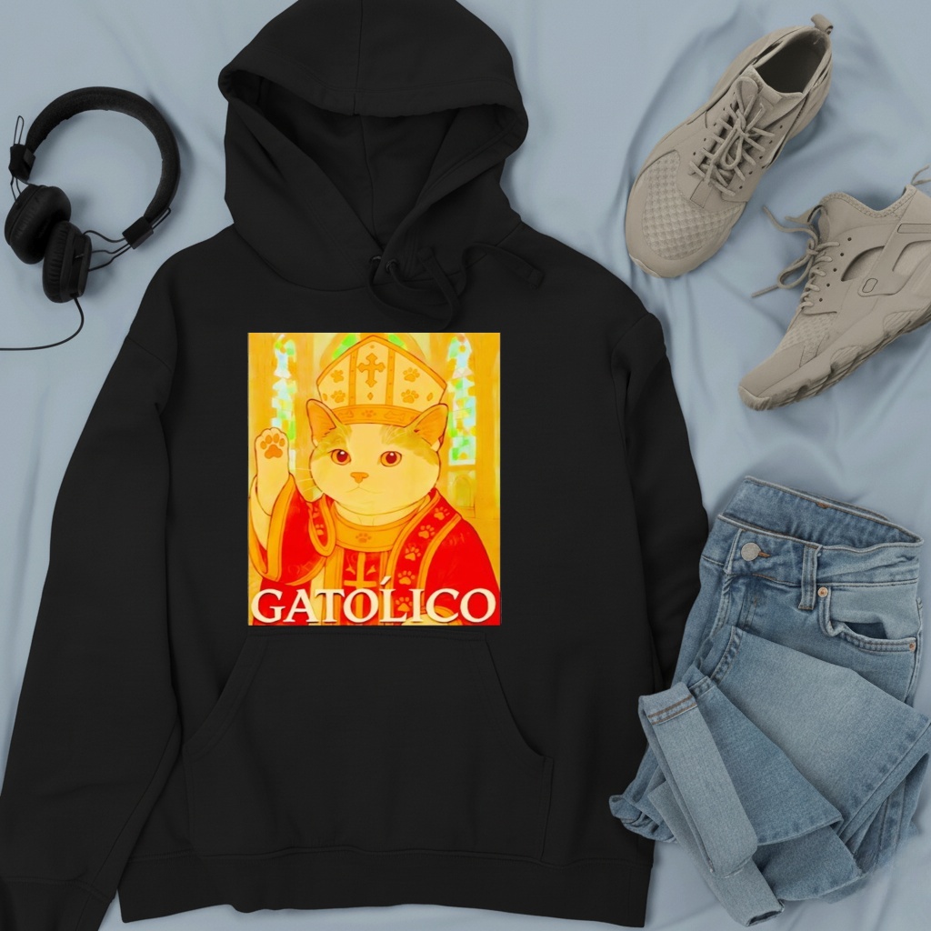 Pope cat gatolico shirt