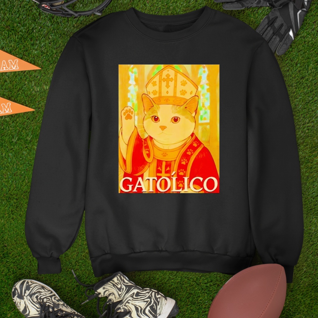 Pope cat gatolico shirt