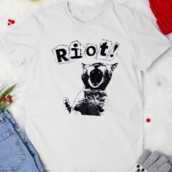 Riot cat anarchy revolution kitten vintage shirt