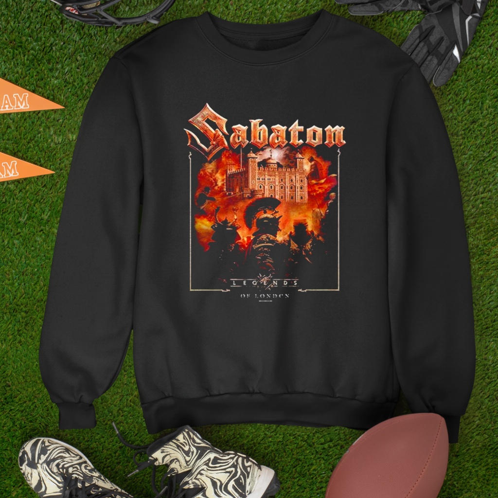 Sabaton Legendary Tour Europe 2025 Legends Of London T-Shirt