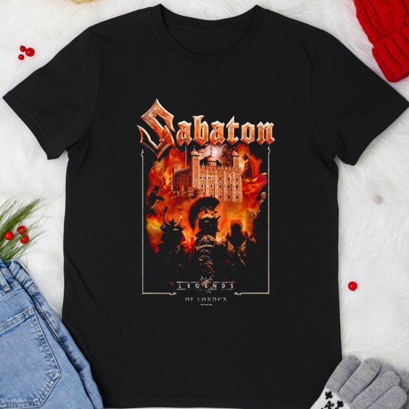 Sabaton Legendary Tour Europe 2025 Legends Of London_T-shirt