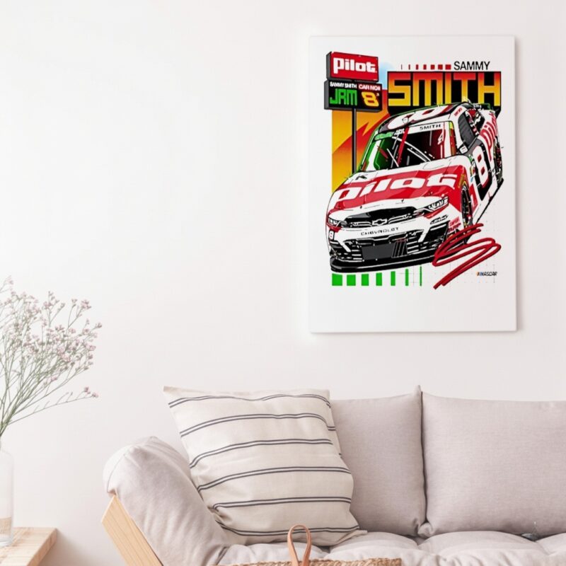Sammy Smith #8 Pilot Car graphic_Canvas