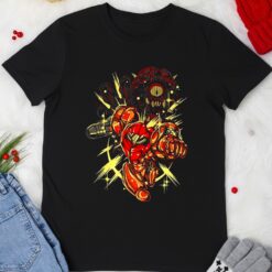 Samus Aran vs Mother Brain Metroid video game Glow Of Hope shirt