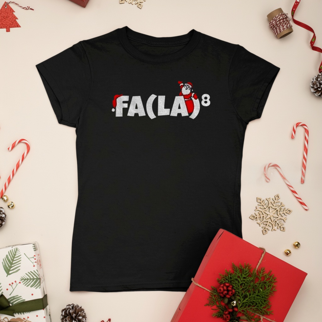 Santa Claus Fa La La La La Christmas Shirt