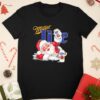 Santa Claus holding Miller Lite beer holiday Christmas shirt Santa Claus holding Miller Lite beer holiday Christmas shirt