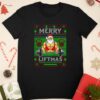 Santa Merry Liftmas Strength Christmas shirt