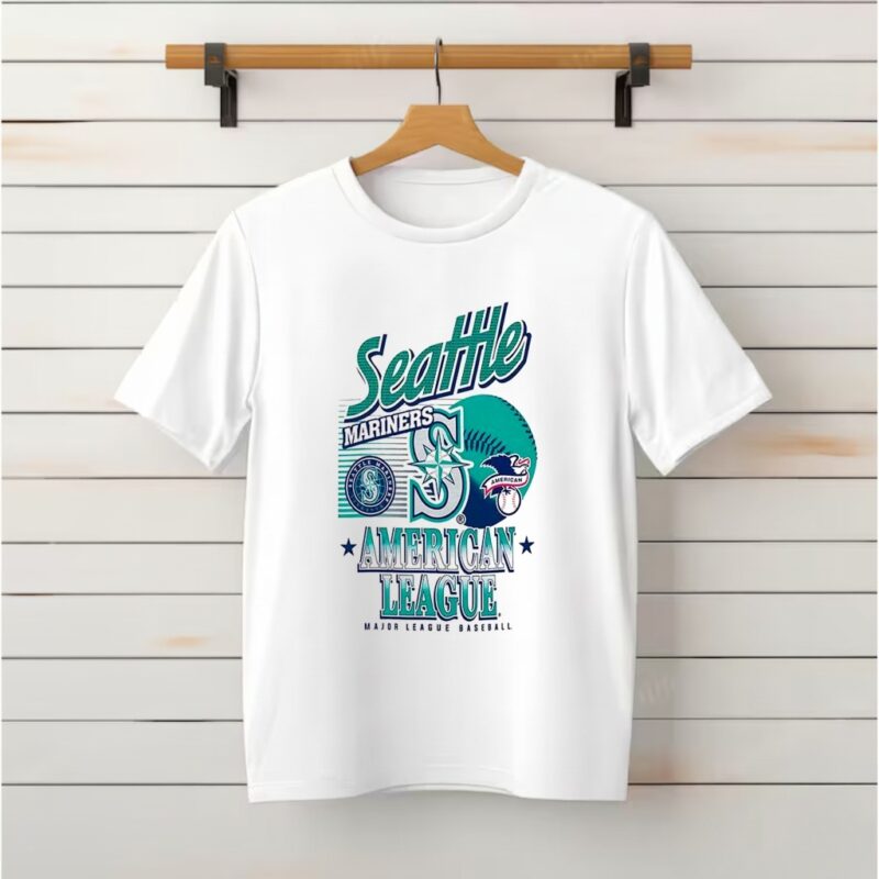 Seattle Mariners MLB American national league logo ball retro_Classic T-Shirt