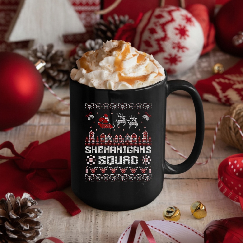Shenanigans Squad Ugly Christmas shirt