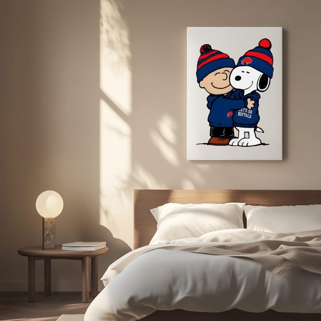 Snoopy Hug Charlie Brown Buffalo Bills Shirt