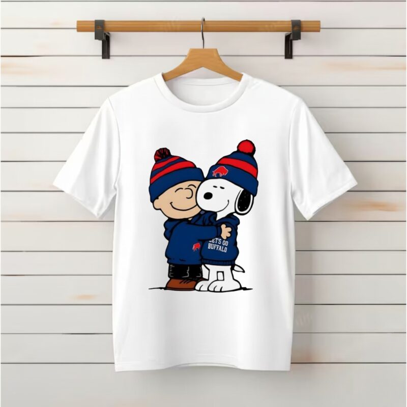 Snoopy hug Charlie Brown Buffalo-Bills_Classic T-Shirt