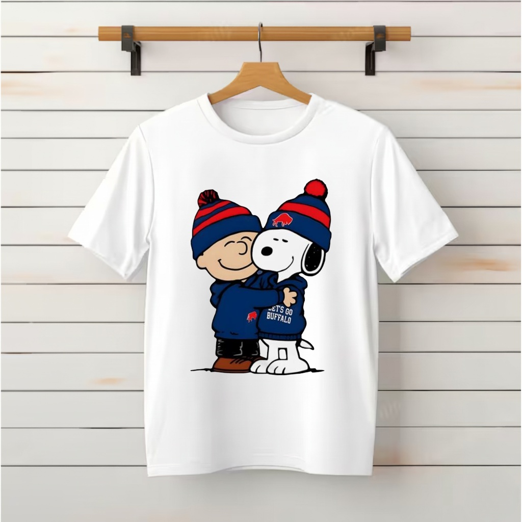 Snoopy Hug Charlie Brown Buffalo Bills Shirt