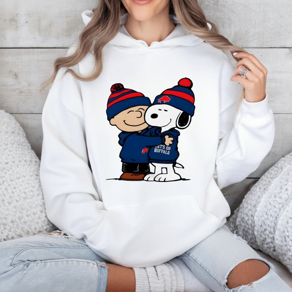 Snoopy Hug Charlie Brown Buffalo Bills Shirt
