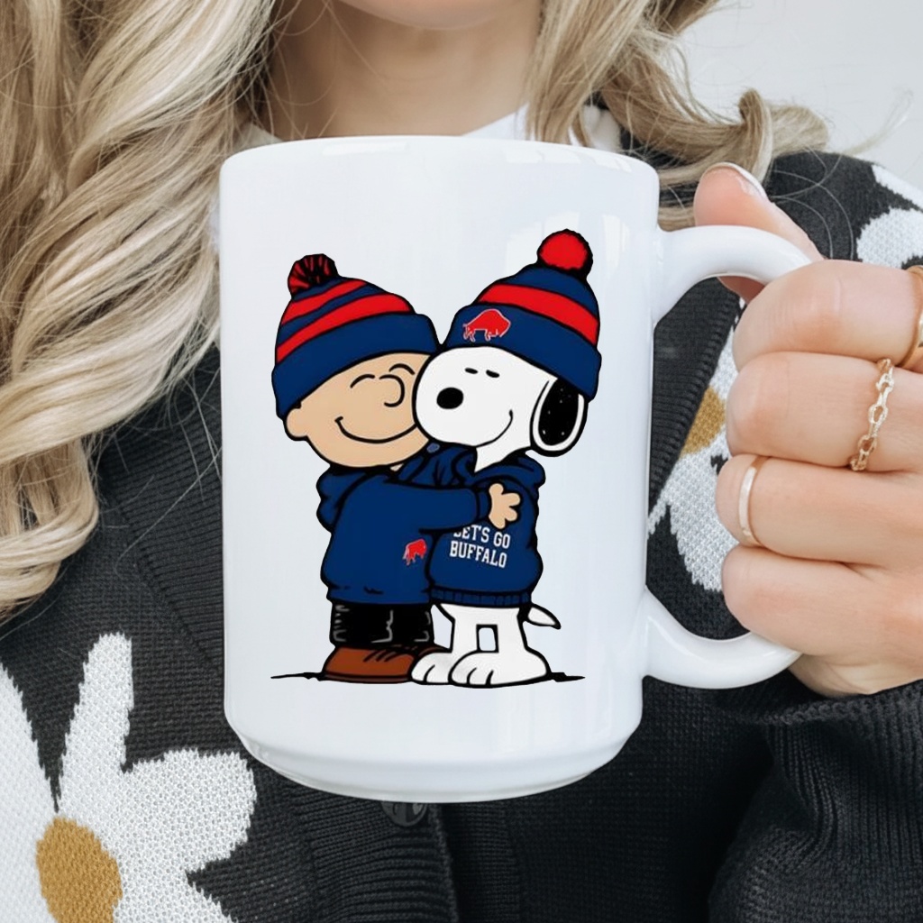 Snoopy Hug Charlie Brown Buffalo Bills Shirt