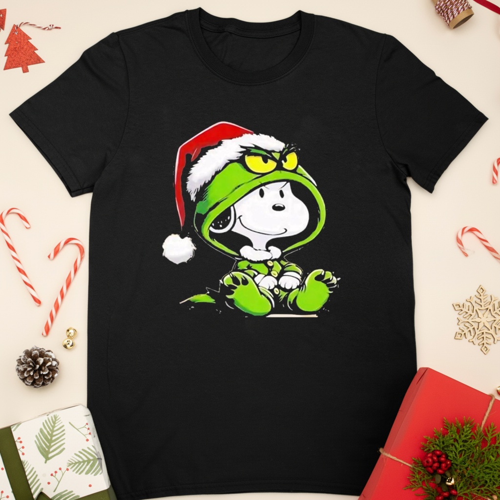 Snopy Grinch Holiday Mashup Christmas shirt