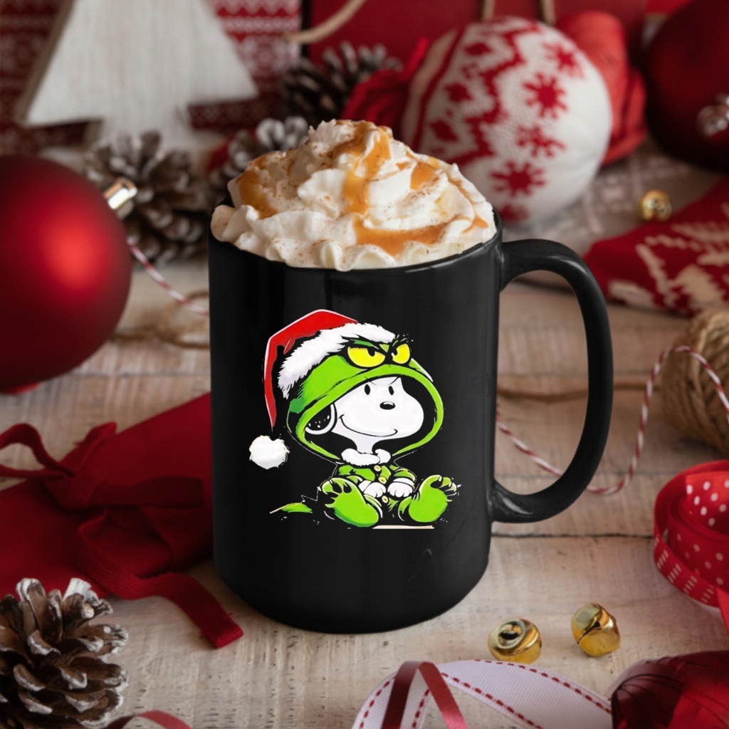 Snopy Grinch Holiday Mashup Christmas shirt