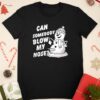 Snowman can somebody blow my nose Merry Christmas shirt