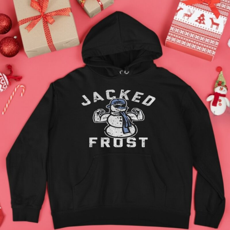 Snowman strong jacked frost Christmas_Hoodie