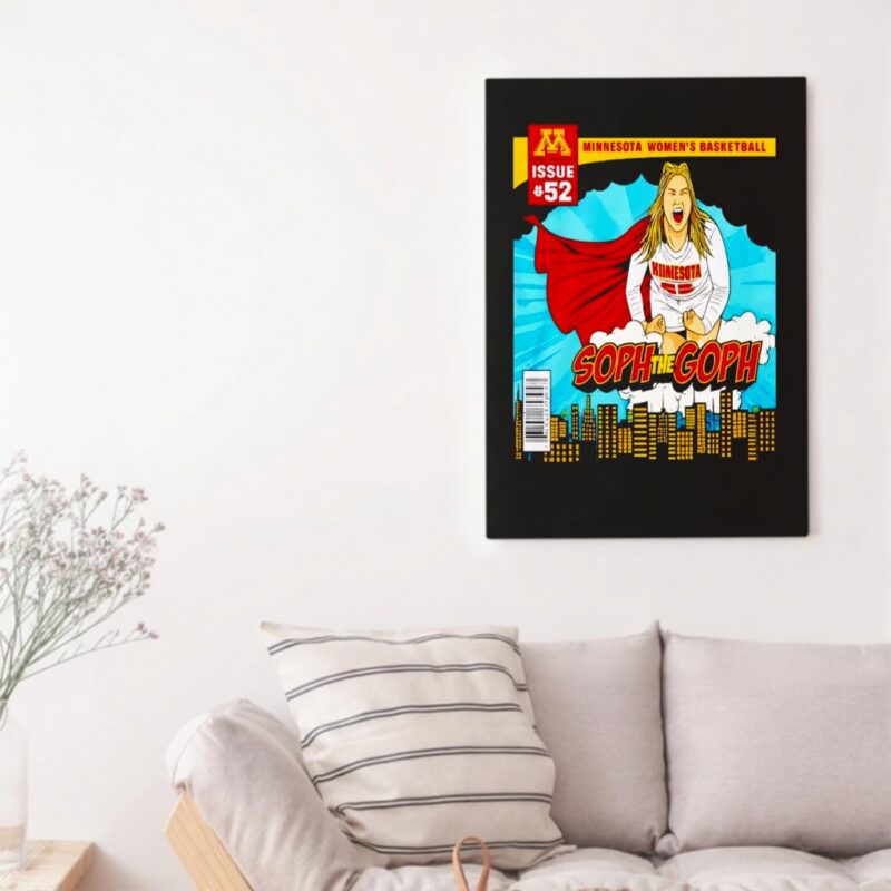 Sophie Hart Minnesota Golden Gophers Soph the goph superman_Canvas