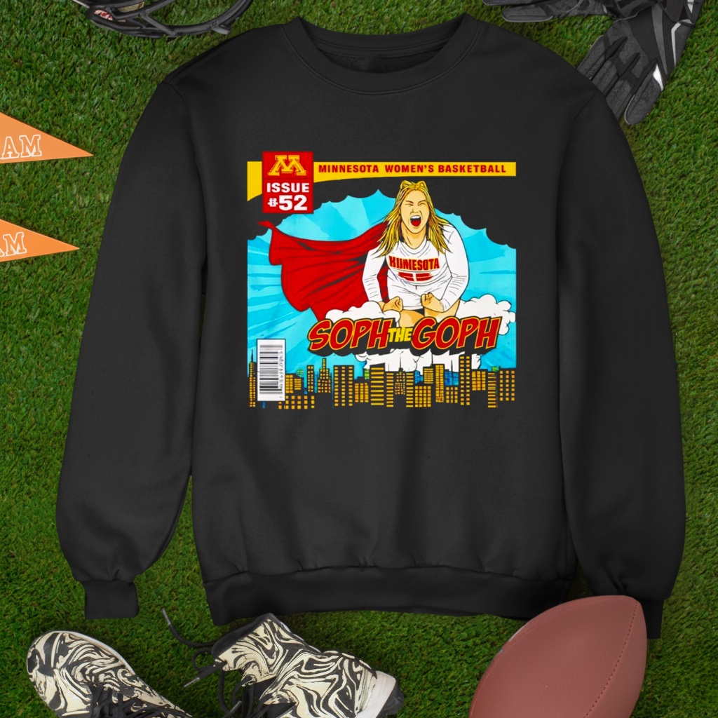 Sophie Hart Minnesota Golden Gophers Soph the goph superman shirt