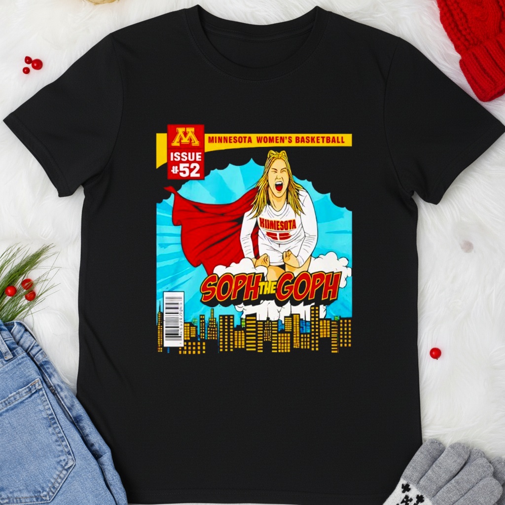 Sophie Hart Minnesota Golden Gophers Soph the goph superman shirt