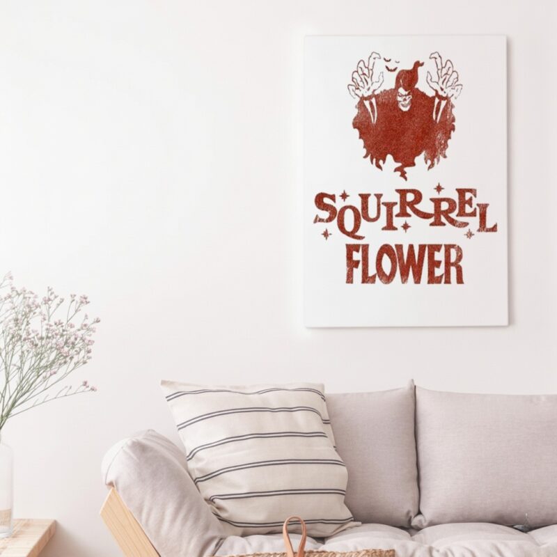Squirrel Flower Spirit Flower Grim Reaper_Canvas