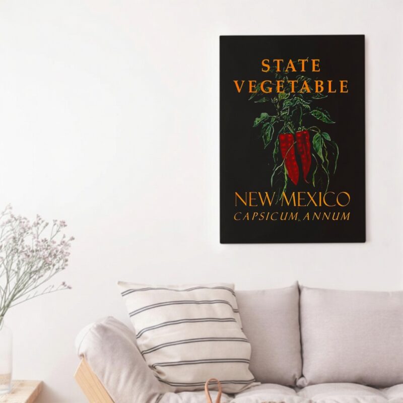 State Vegetable New Mexico capsicum annum_Canvas