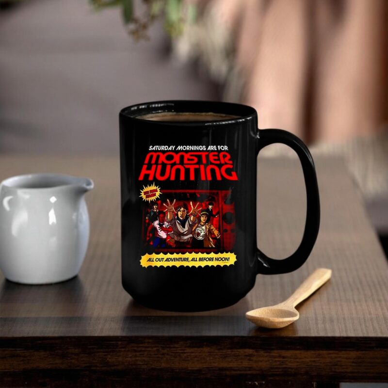Stranger Things Saturday Mornings are for monster hunting all out adventure all before noon_Mug