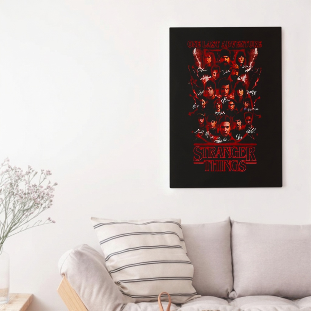 Stranger Things Season 5 one last adventure signatures shirt