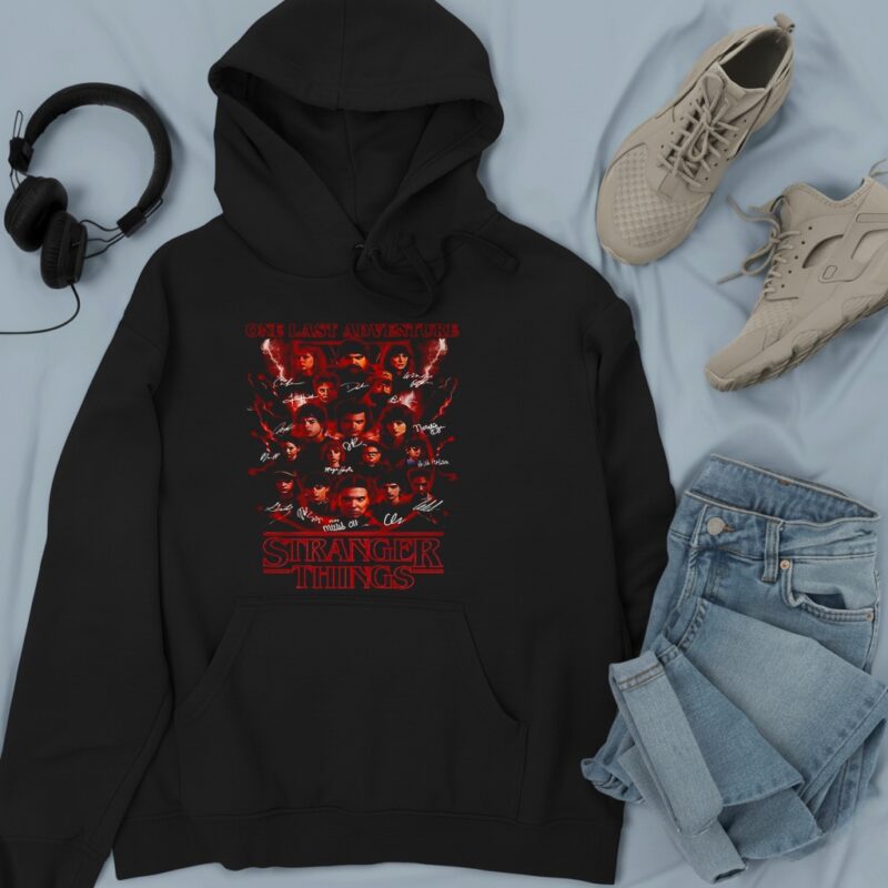 Stranger Things one last adventure signature_Hoodie