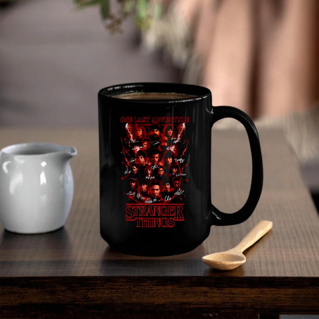 Stranger Things Season 5 one last adventure signatures shirt