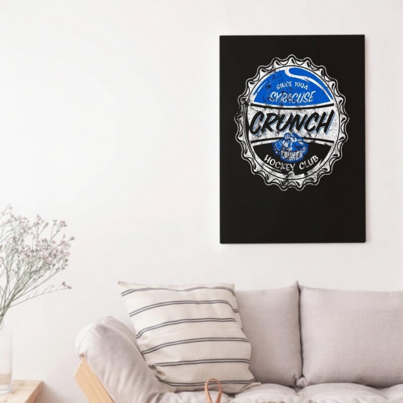 Syracuse Crunch Bottle Cap Crew hockey Club_Canvas