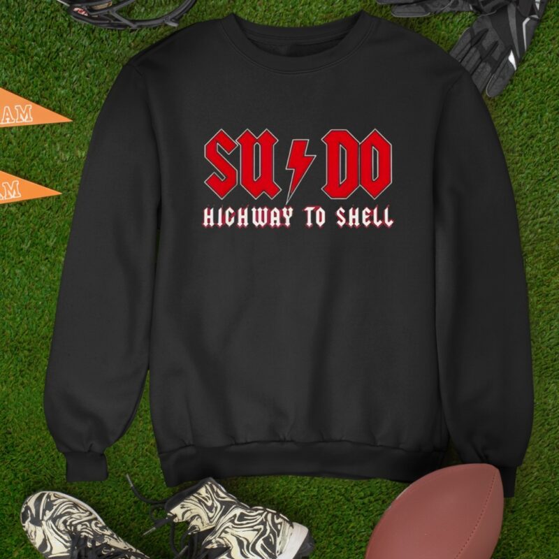 Sysadmin SUDO Highway To Shell logo_Sweatshirt