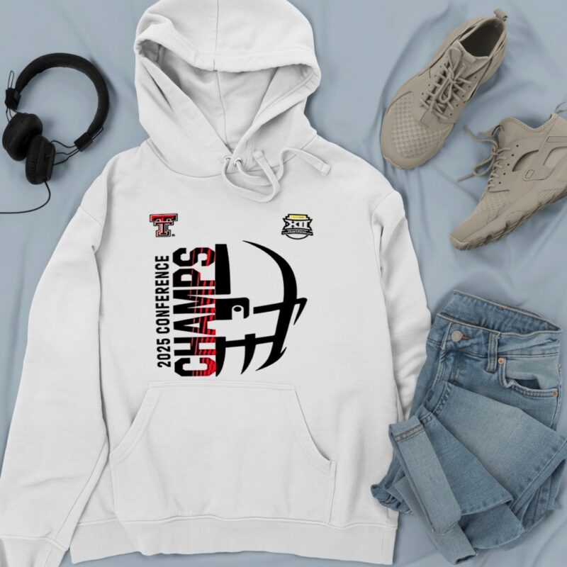 Texas Tech Red Raiders 2025 Conference Champs helmet_Hoodie