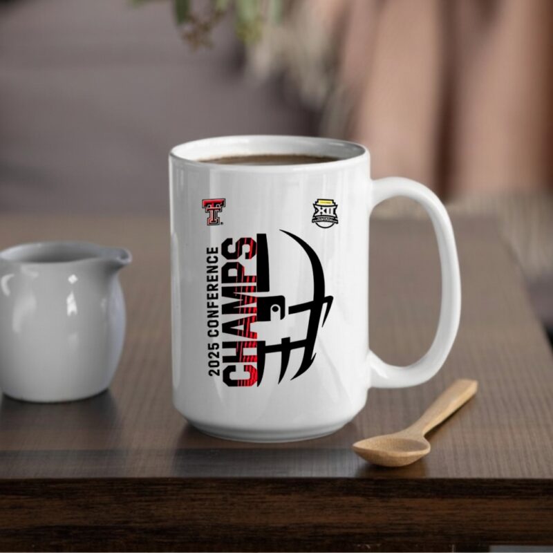 Texas Tech Red Raiders 2025 Conference Champs helmet_Mug