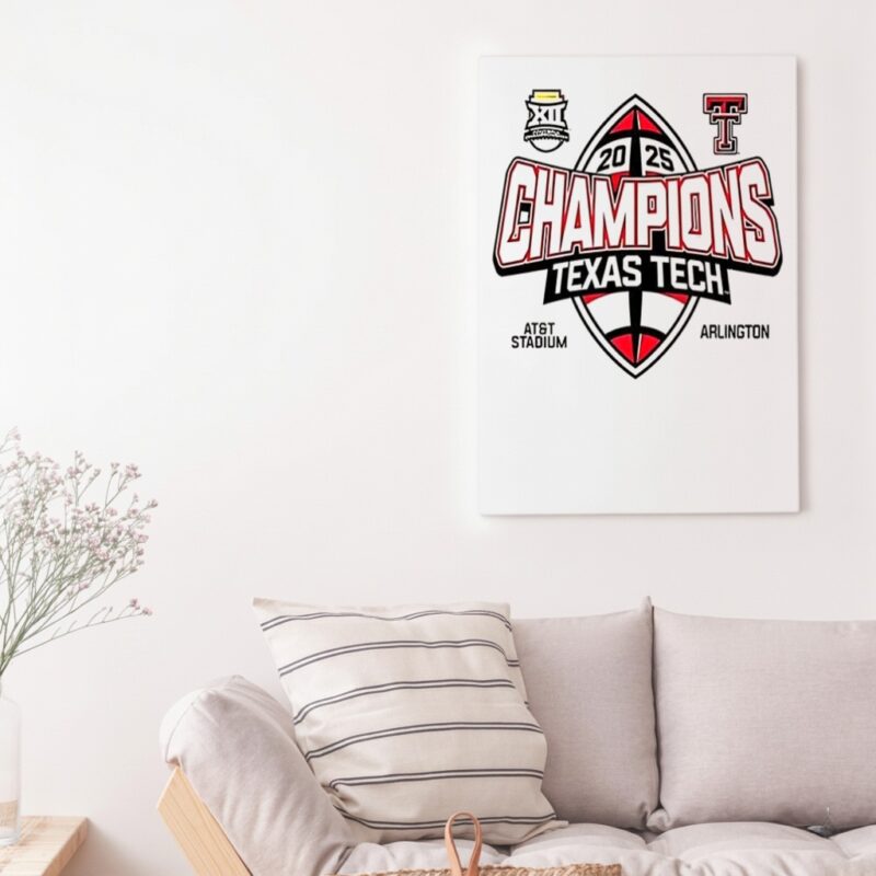 Texas Tech Red Raiders Big 12 Conference 2025 logo_Canvas