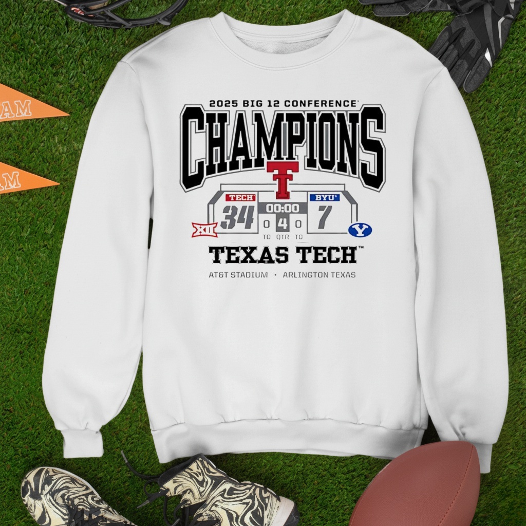 Texas Tech Red Raiders beat BYU Cougars Big 12 Conference Champions 2025 shirt