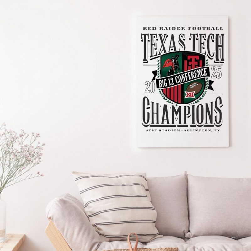 Texas Tech Red Raiders football Big 12 Conference Champions_Canvas